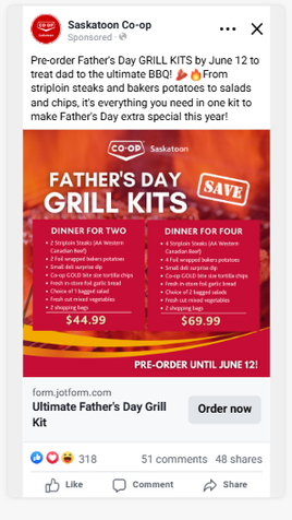BBQ Grill Kits campaign creative