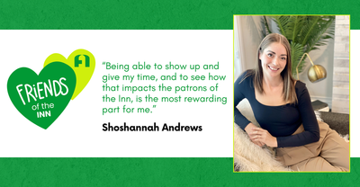 Friends of the Inn profile featuring Shoshannah Andrews