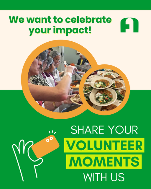 Bulk food donations campaign graphic